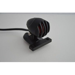 LED Motorcycle Tail Stop Light Black Aluminium Light Retro Grille LED Motorcycle Tail Stop Light Black Aluminium Light Retro Grille