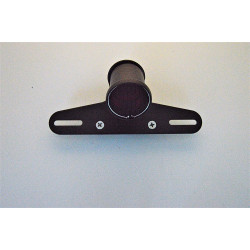 LED Motorcycle Tail Stop Light Mesh Front License Plate Mount Matte Black