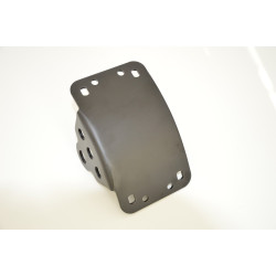 Motorcycle Number License Plate Holder Side Mount Curved Matte Black Steel Motorcycle Number License Plate Holder Side Mount Curved Matte Black Steel